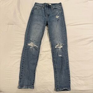 Super high rise mom jean